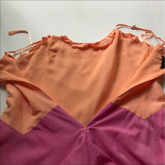 Philip DiCaprio color block Silk Dress - Picture 4 of 7